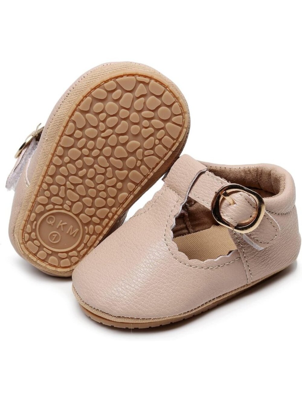 Adorable Infant Mary Jane Flats - Non-Slip Baby Girl Moccasins for Newborns